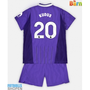 Billiga Tottenham Hotspur Mohammed Kudus #20 Tredjeställ Barn 2026-27 Kortärmad (+ Korta byxor)